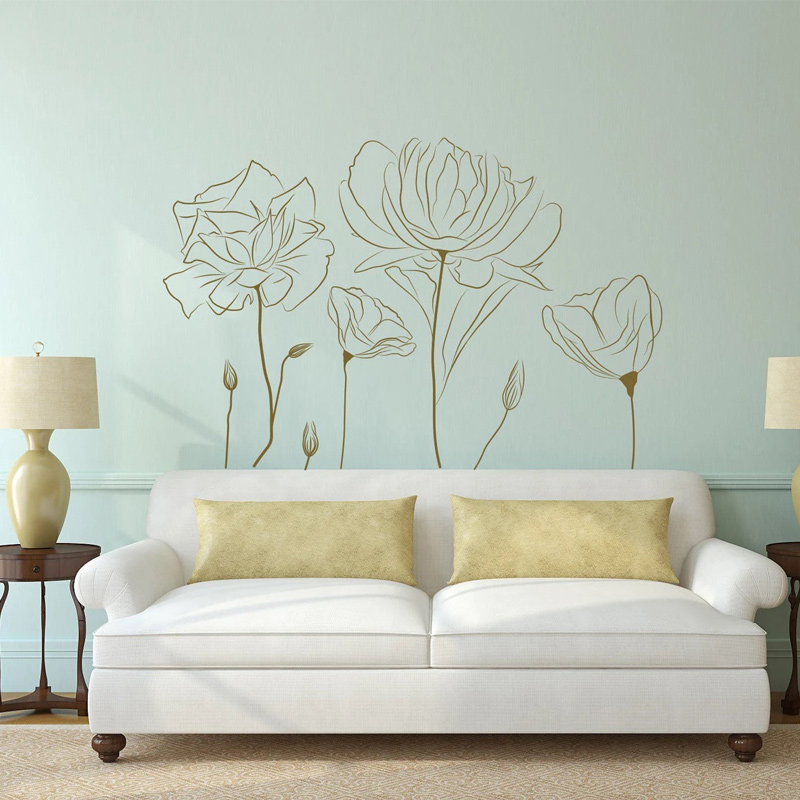 Plant Poppy Bloem Patroon Muur - Monstera Thai Constellation recensie en prijs