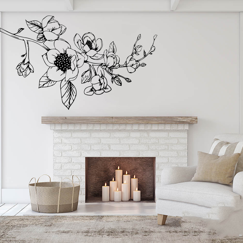 Grote Magnolia bloemen muursti - Monstera Thai Constellation recensie en prijs
